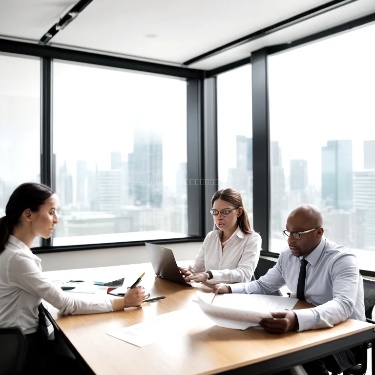 مخطط نموذج العمل لخدمات استشارات العقارات